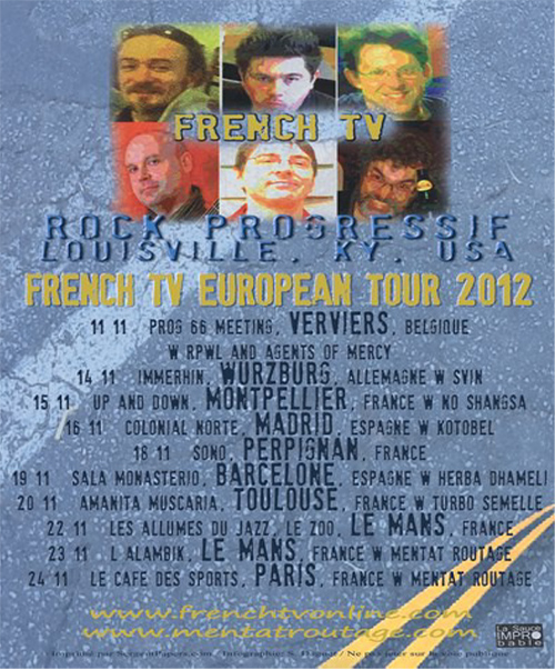 2012 European Tour Poster